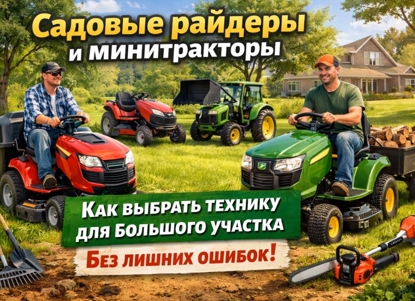 🔌 Как выбрать технику для дачи: что действительно нужно, а что — просто маркетинговая хрень? 🌲